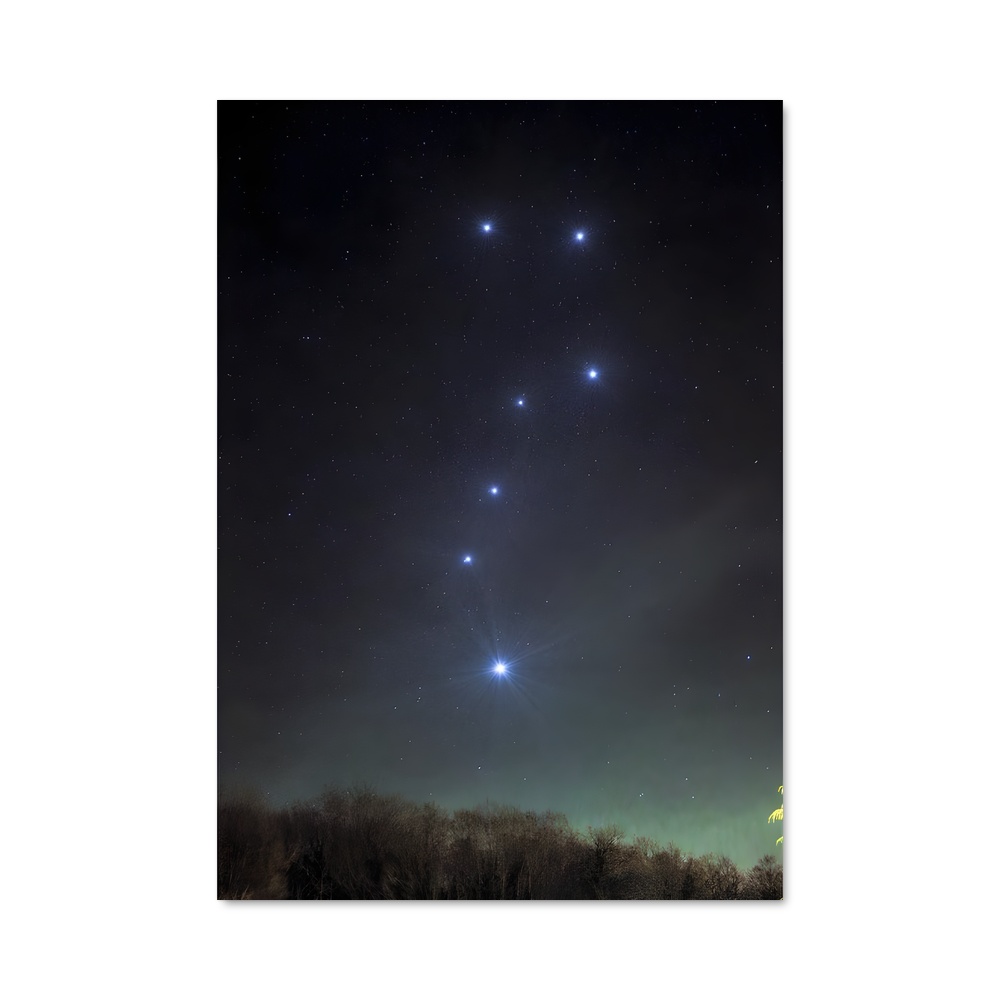 Poster Dans le Ciel étoilé – affiche Constellations